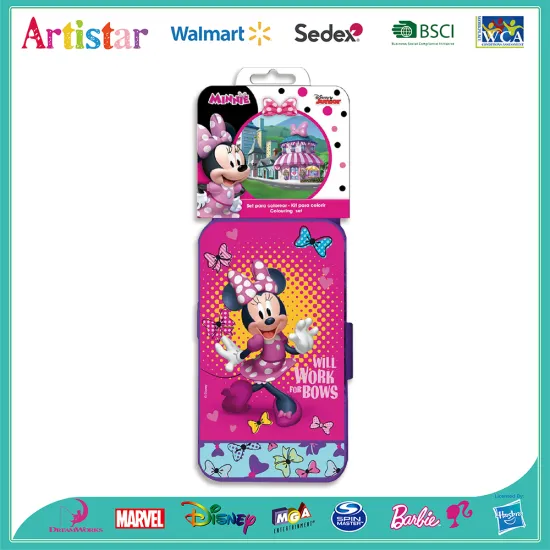 DISNEY MINNIE MOUSE carry art set