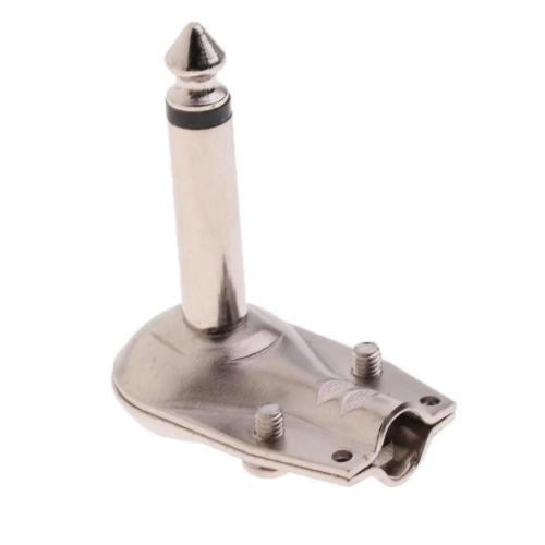 6.35mm Right Angle Mono Heavy Duty Guitar Connector