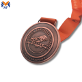 Medalla de karate de carrera de estampado personalizado de metal