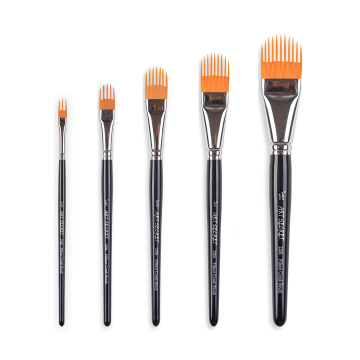 Filbert Comb Brush Set για ζωγραφική τέχνης
