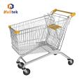 Europeiska Metal Supermarket Shopping Trolley