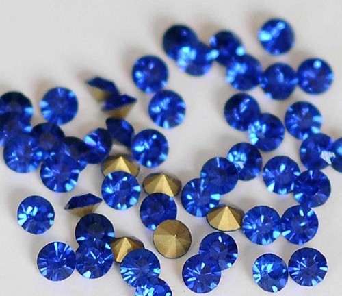 Sapphire Kaca berlian imitasi 3.9-4.0mm