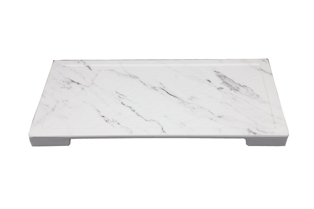 13 Inch Marble Melamine Serving Tray