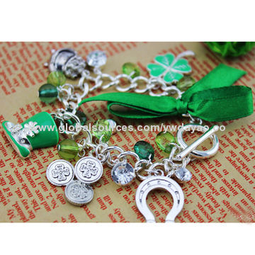 Cute children's jewelry gift silver cord bracelets