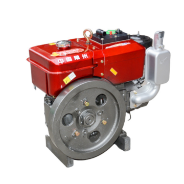 Motor R190diesel de arranque eléctrico enfriado por agua 12 HP