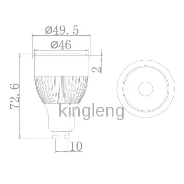 Sharp LED Ceiling light
