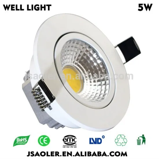 5W led cob dimmable commercial electric led recessed lighting home led lights