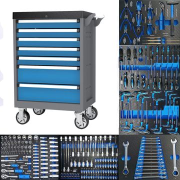 Professional 7 Drawer Heavy Duty Steel Tool Cabinet