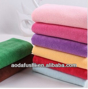 80% polyester and 20% polyamide microfiber bath towel