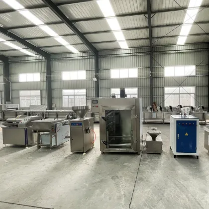 Small Scale Chicken Vegetarian Mortadella Sausage Making Machine