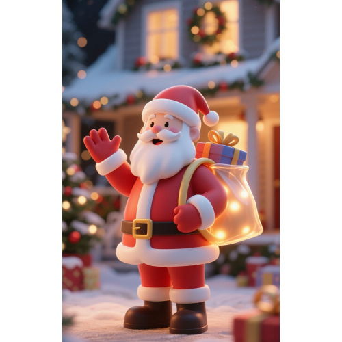 Christmas Outdoor Snowman Lamp