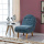 Wooden Legs Single Lounge Sofa Chair Stool