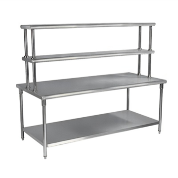 Custom Size Stainless Steel Folding Kitchen Work Tables with Under Shelf - 201 & 304 Commercial Grade