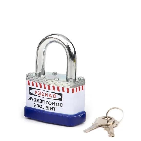 OEM Manufacturer Industrial 30MM Safety Laminated Steel Padlock with Master Key