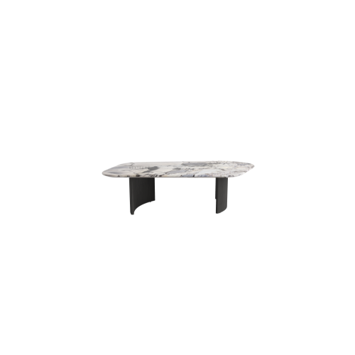 Mesa de café top rectangular rectangular moderna