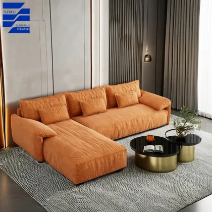 Minimalist Baxter Fabric Sofa Set for Small Apartments and Villas