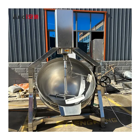 Automatic Electric Planetary Frying Pan for Industrial Food Processing