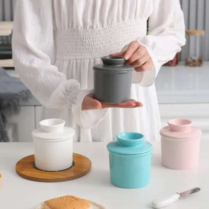 Wholesale Ceramic Butter Crock with Cover