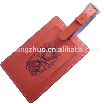 Fashion Leather Unique Luggage Tags