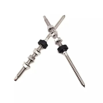 Photovoltaic Trapezoidal Metal Roofing Solar Roof Hanger Bolt with Plate or L Foot: Solutions for Efficient Solar Energy Rooftop Mounting