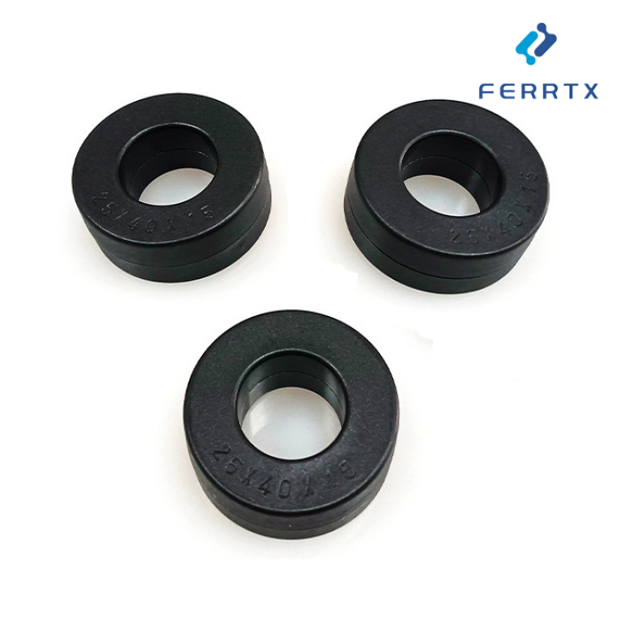 Núcleos de estrangulamento amorfos de baixo perfil