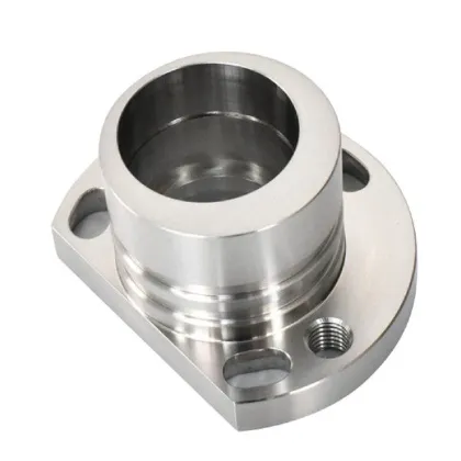 Turned milled components machine optical mounting flange