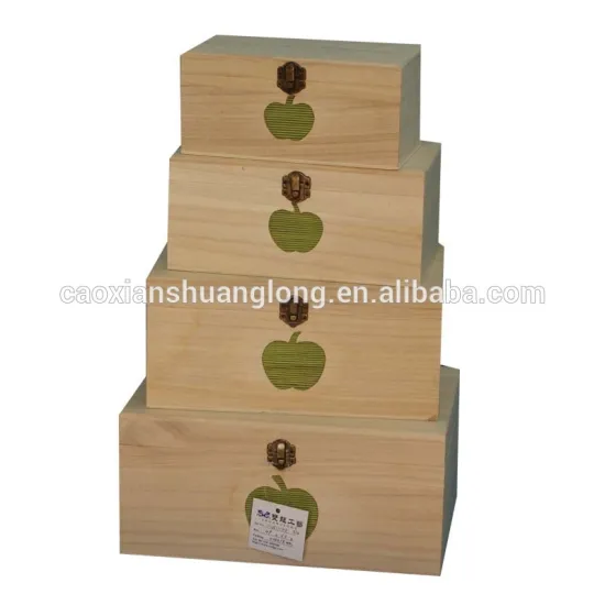 Unpainted Wooden Chest Box Toy Trunk Storage Unfinished Toy Box