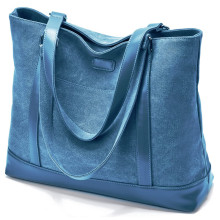 Sac à main pour femme Sac en toile de 15,6 pouces