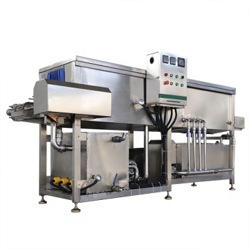 Industrial Continuous Semi-Automatic Jars Cans Bottles Washer