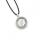 Gemstone Crystal Stone Raw Silver 30 mm Cercle Living Memorme flottante Verre Verte-liket Pendre Choker Natural Stone Charm Choker