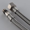 High pressure faucet flexible hose with brass fittings SS braided hose faucet connector hose