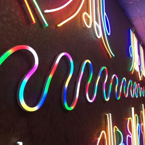 Lumière au néon flexible RVB décorative de club de disco