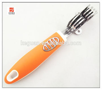 SK-346 new design high quality TPR handle stainless steel sharpener