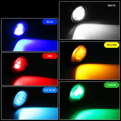 Motorcycle Hawkeye Lights: LED Mirror Front Burst Flashing Accessories