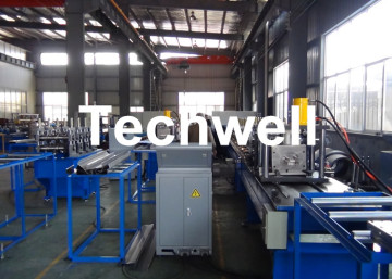 Chain Drive Storge Rack Roll Forming Machine 1.8-2.3mm Steel Frame Roll Forming Machine