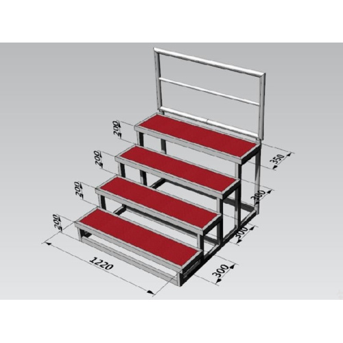 Gradas del Complejo Deportivo Comunitario