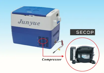 60L DC 12V 24V CE Mobile Car Refrigerator