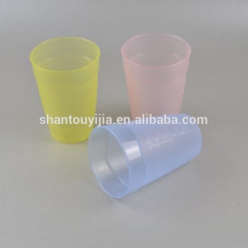 Promotional colorful plastic juice cups