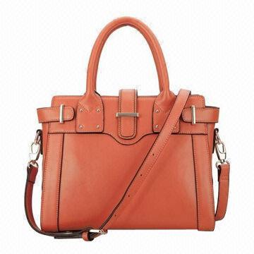 Leather handbag, latest style of fashion leather bag