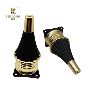 Pinlong High Quality Contemporary Plastic Gourd Shape Sofa Feet