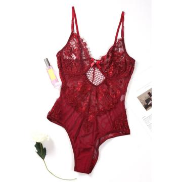 Hete bodysuit-lingerie uit één stuk met beugels