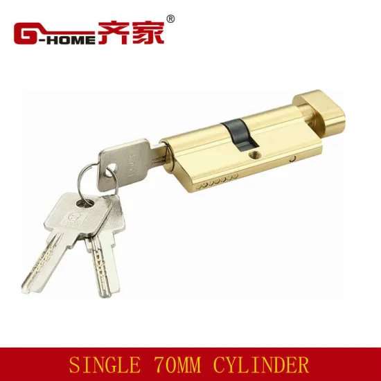 high security brass cylinder electric cylinder lock with 3 keys