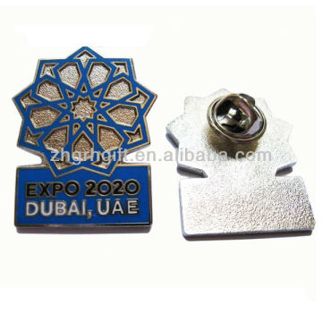 magnet qatar national flag pin badge