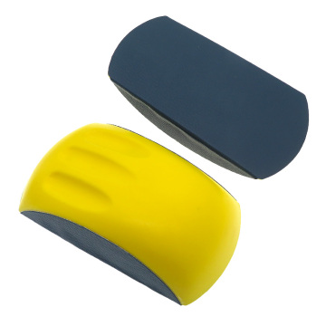 Kuning PSA Vinyl Pu Foam Mouse Bentuk Pad Buffing untuk Penggilap Automotif dan Kayu DIY