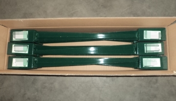 Color painting pole anchor spike