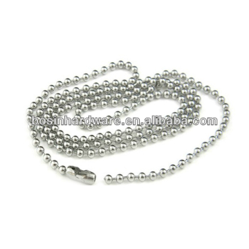 Fashion High Quality Metal 18" Stainless Steel Ball Chain Necklace