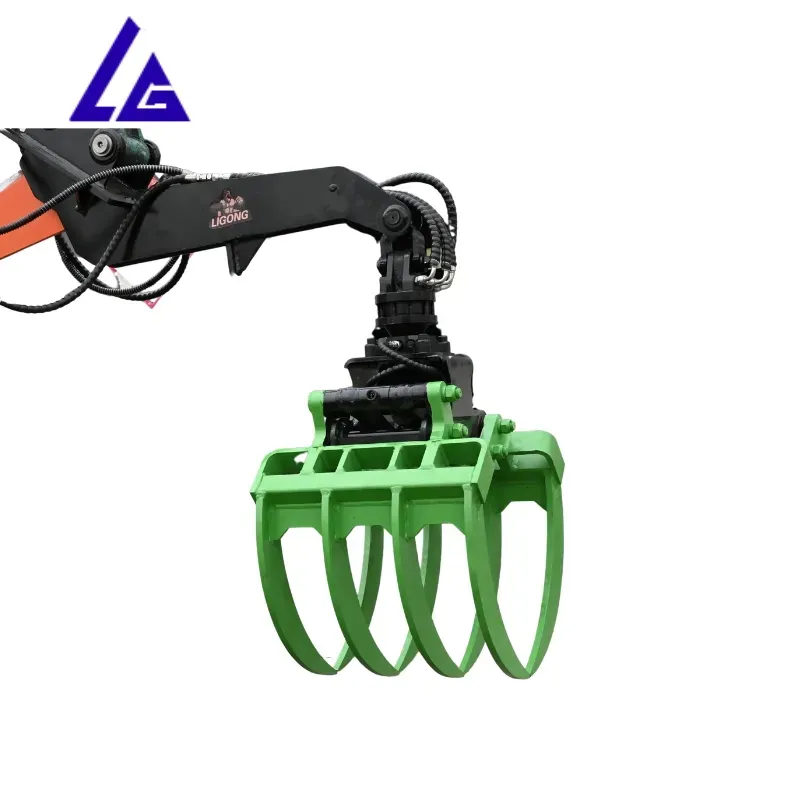 Clamshell Grapple for Industrial Waste Material Handling