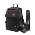 Aangepaste DSLR -tas Nieuwe mode Backpack Waterdichte regenhoes Camera Backpack Lens Protect Pad Canvas Video Camera Bag