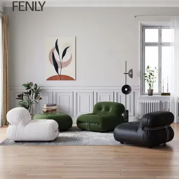 Modern Nordic Fabric Sofa Chair for Living Room and Hotels