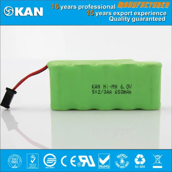 KAN 6v 5x2/3AA 650mAh Ni-MH rechargeable battery pack for rc toy, rc model, rc car, boat,gun